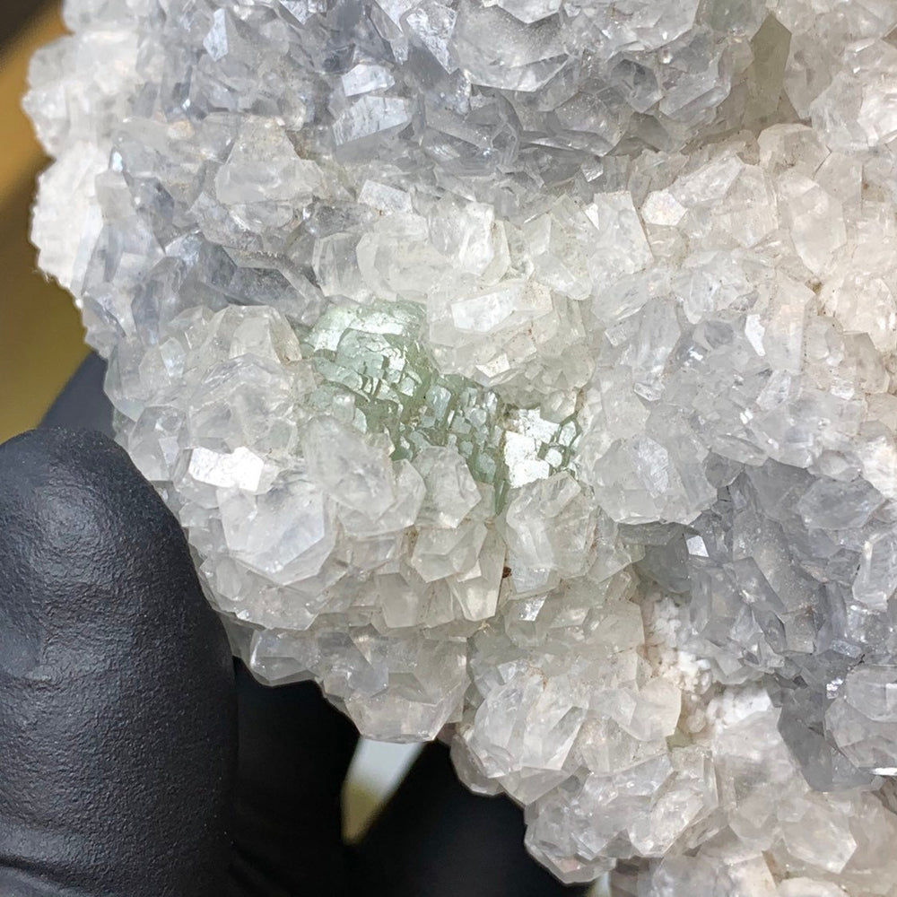 
                  
                    Load image into Gallery viewer, Etched Green Fluorite w/ Fluorescent Calcite Crystals in Matrix from The Xianghualin Mine, China - The Perfect Gift for Mineral Collectors
                  
                