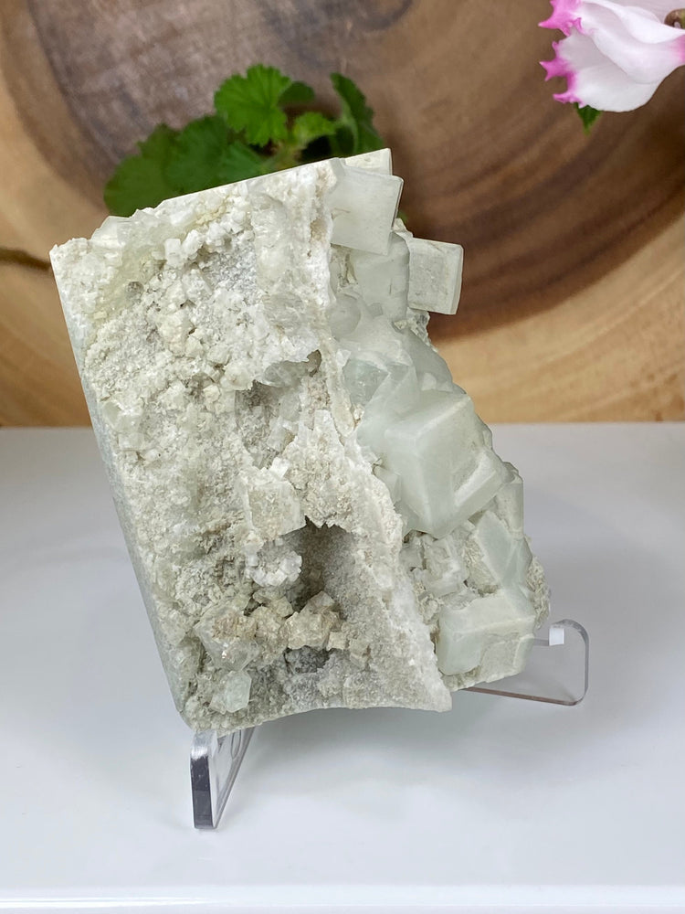 
                  
                    Load image into Gallery viewer, Included Light Green Fluorite Crystals Clustered in Matrix the Fujian Province - Natural Display Piece Perfect for Mineral Collectors SALE
                  
                