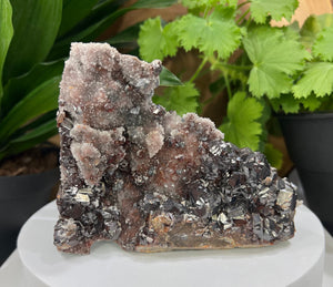 
                  
                    Load image into Gallery viewer, Sphalerite Crystals with Chalcedony from The Shuikoushan Mine, Hunan Province - Natural Mineral Display Piece Perfect for Collectors 20% OFF
                  
                